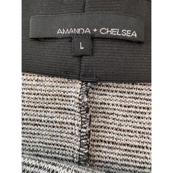 Amanda + Chelsea Women's Black Tweed Aline Skirt Size L - Picture 4 of 6